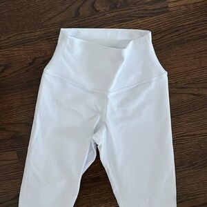 White Alo yoga pants